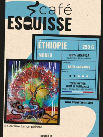 Esquisse Café - Éthiopie - café moulu sac de 250g - Even & Sens