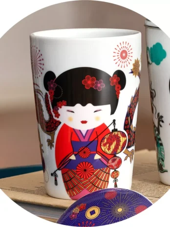 Mug Geisha Feu