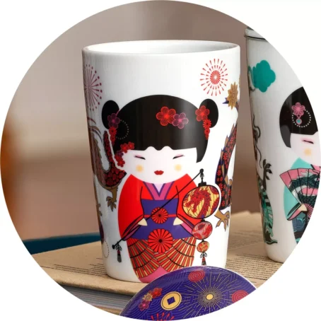 Mug Geisha Feu