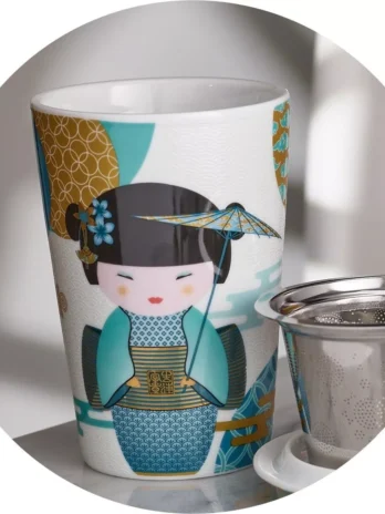 Mug Geisha Bleue