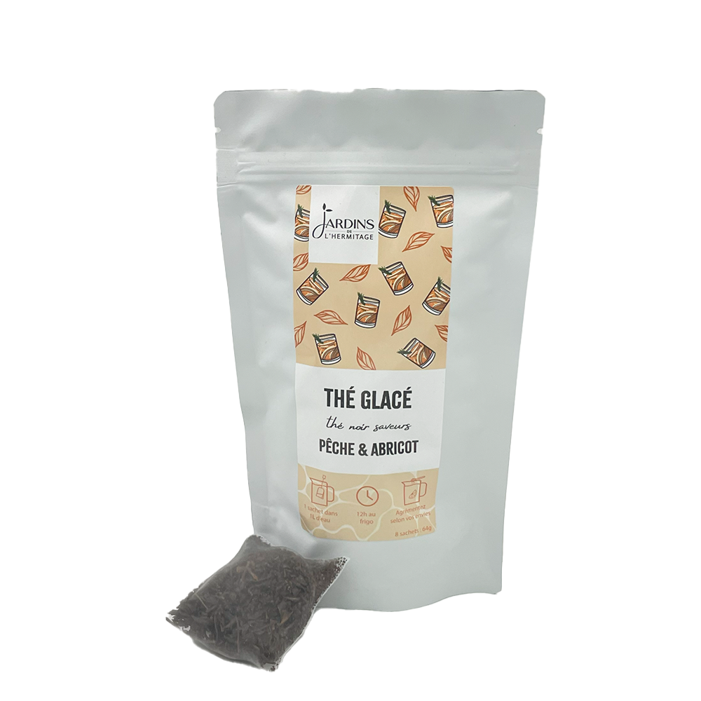 Thé glacé Pêche & Abricot - sachets pré-dosés 8 x 1 litre
